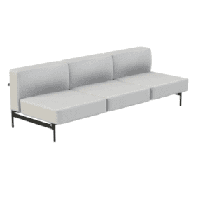 Roda ESTENDO Three-Seater Center Module 313